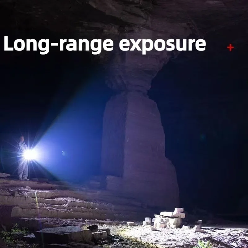 متعددة الوظائف عالية الطاقة مصباح ليد جيب ضوء العمل قابلة للشحن ضوء قوي الشعلة التخييم فانوس خارجي سلامة المطرقة الخفيفة #5