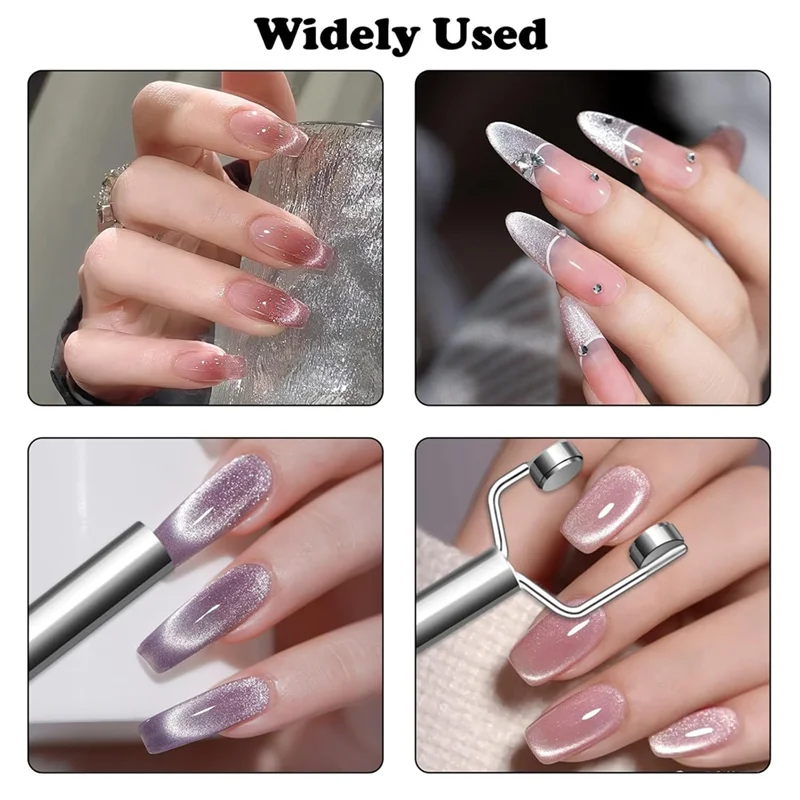 【Rushed】Cat Eyes Nail Magnet Y-Shaped Double Head Magnetic Cat Eyes Gel Polish Multifunctional Nails Design Tools Force Magnet