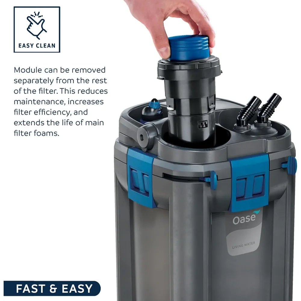 BioMaster External Filter for Aquariums up to 70 gallons, Multi-stage Filtration image 5