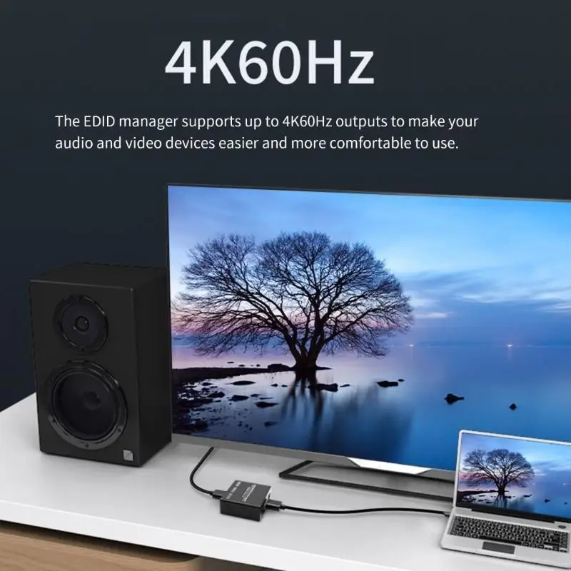

HDTV-compatible EDID Management Manager 4K 60hz Emulator HDCP2.2 18G For Home Theater Multiple Channel
