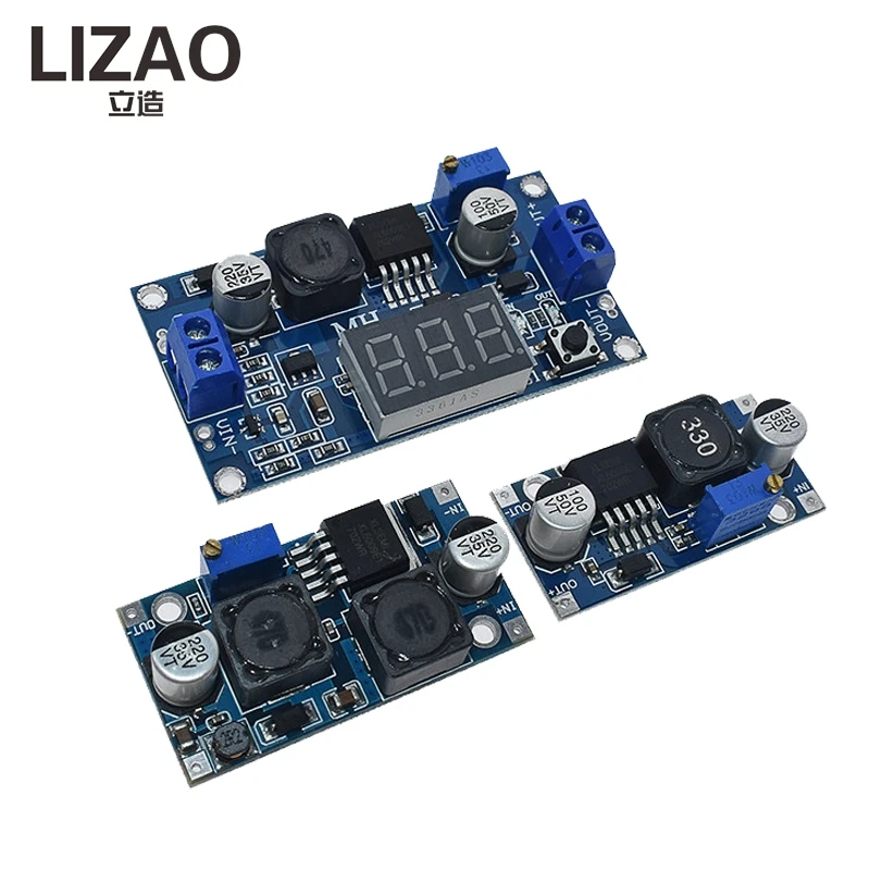 XL6009 DC-DC Step Up Boost Power Module Max 4A Output Adjustable Voltage Regulator With Digital Voltmeter Display