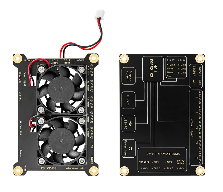 Płyta CNC MKS DLC32 MAX do frezarki, kontroler 4-osiowy do grawerowania laserowego, płyta główna do grawerki laserowej do obróbki drewna, TMC2209 — zdjęcie produktu 3