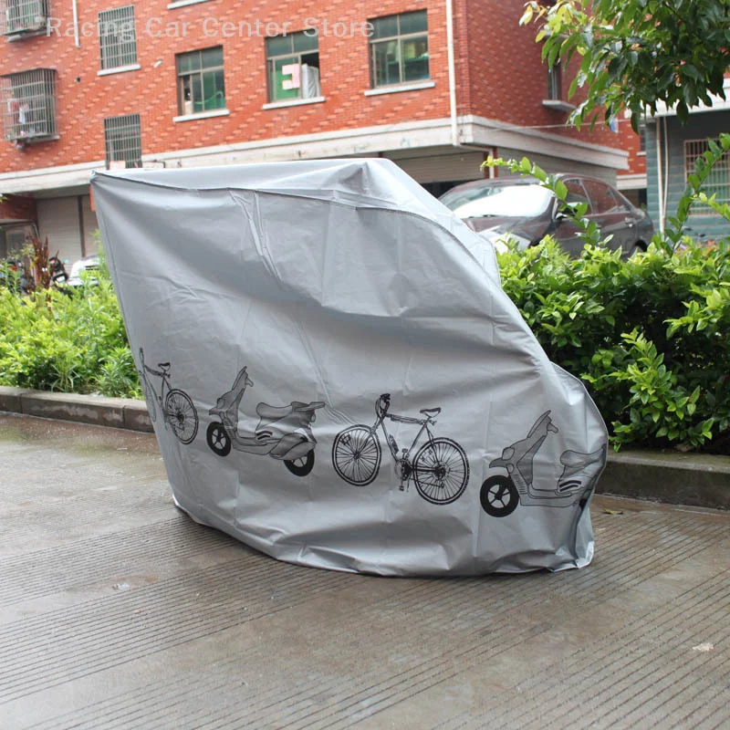 Bicycle Cover Bike Rain Cover EVA 100x200cm Dust Cover Sun Protection Sunshade Mountain Bike Motorcycle All Seasons