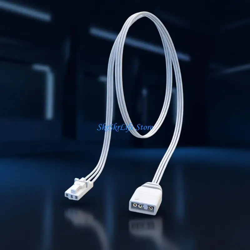 E65E ARGB Light Syncs Power Cable with Seamlessly Lighting Effects 0.5Meters for ROG Gaming