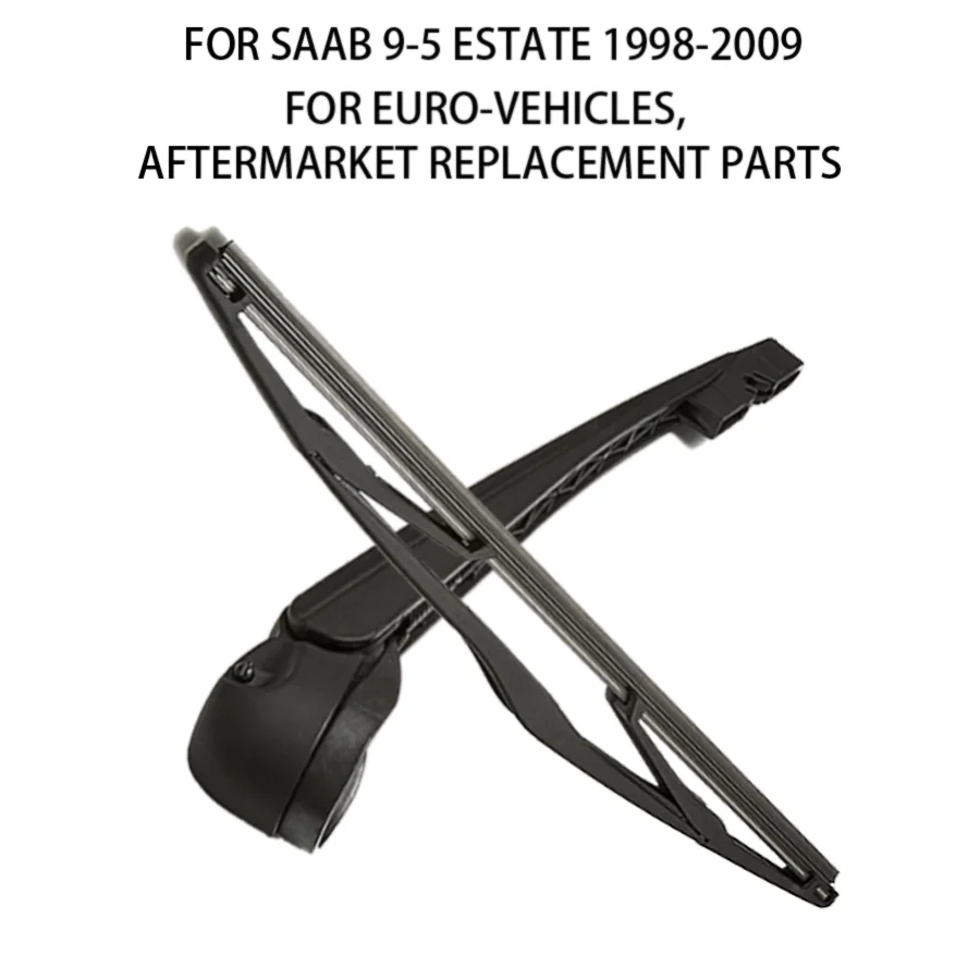 For Saab 9-5 Estate 1999-2008-1998-2009 Car Rear Windshield Wiper Assembly  Washer Shifter Cover Windscreen Wiper Arm Blade Rear
