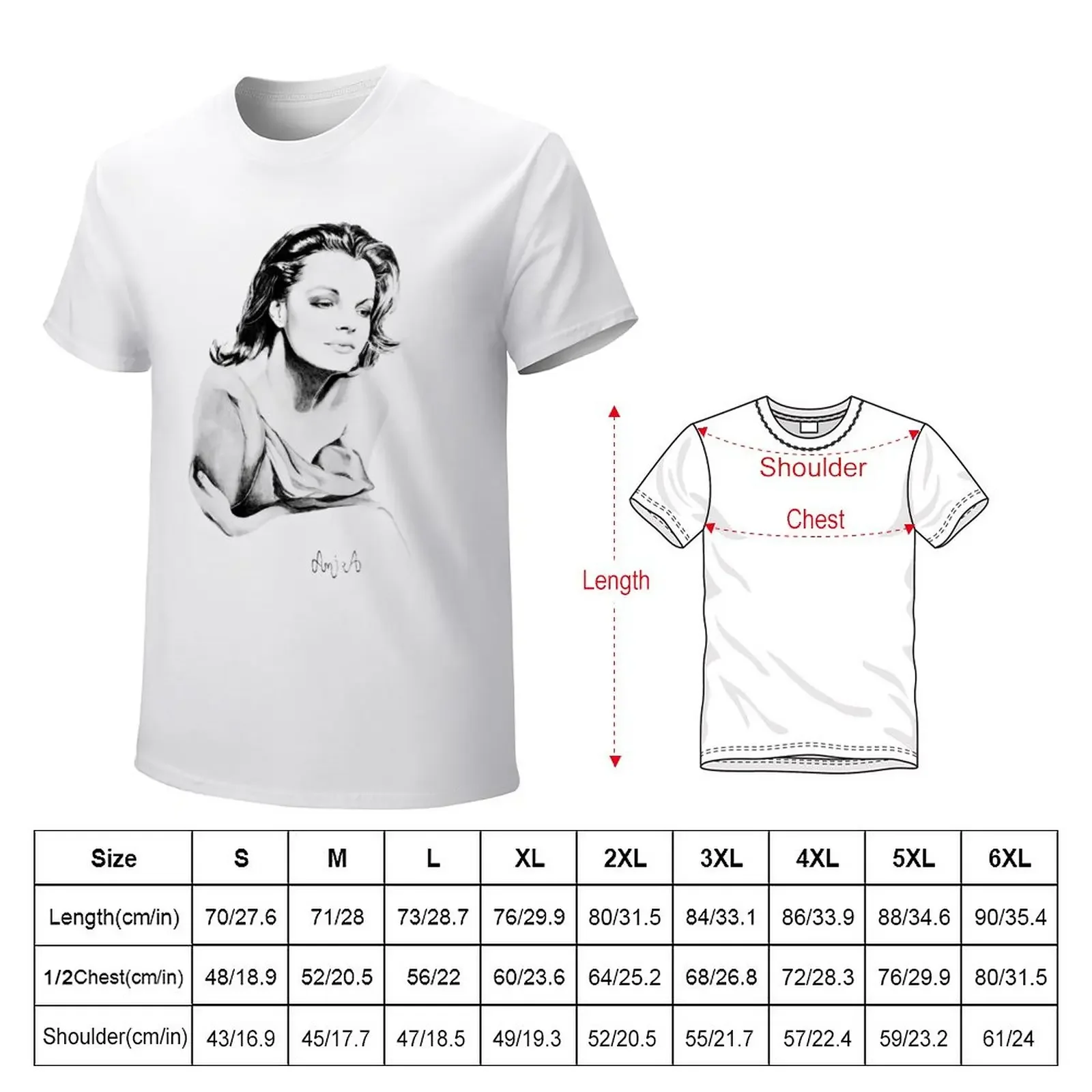 Romy Schneider T-Shirt sports fans tees Men's t shirts