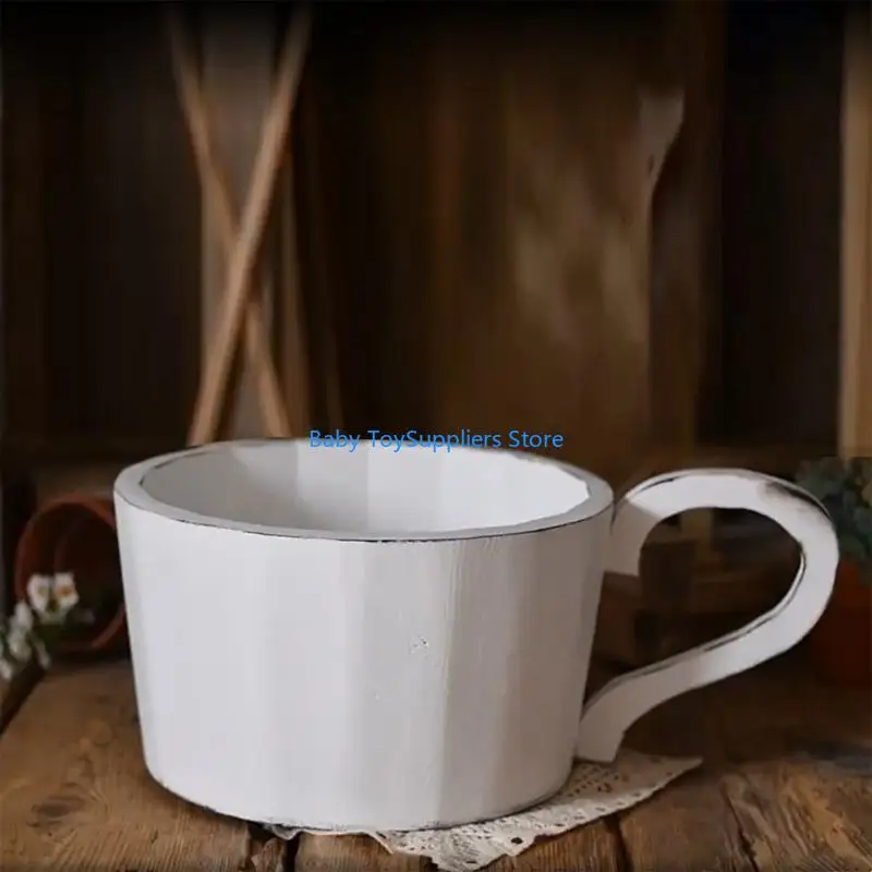 

R1WF Baby Photography Props фото съемки позиции для реквизита деревянная вода для водяной чашки фото съемки реквизит для детской