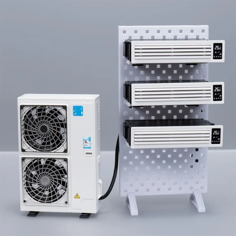 1 conjunto de máquina de duto ar condicionado terno para 1/12 1/14 tamiya rc caminhão carro várias cenas decoração