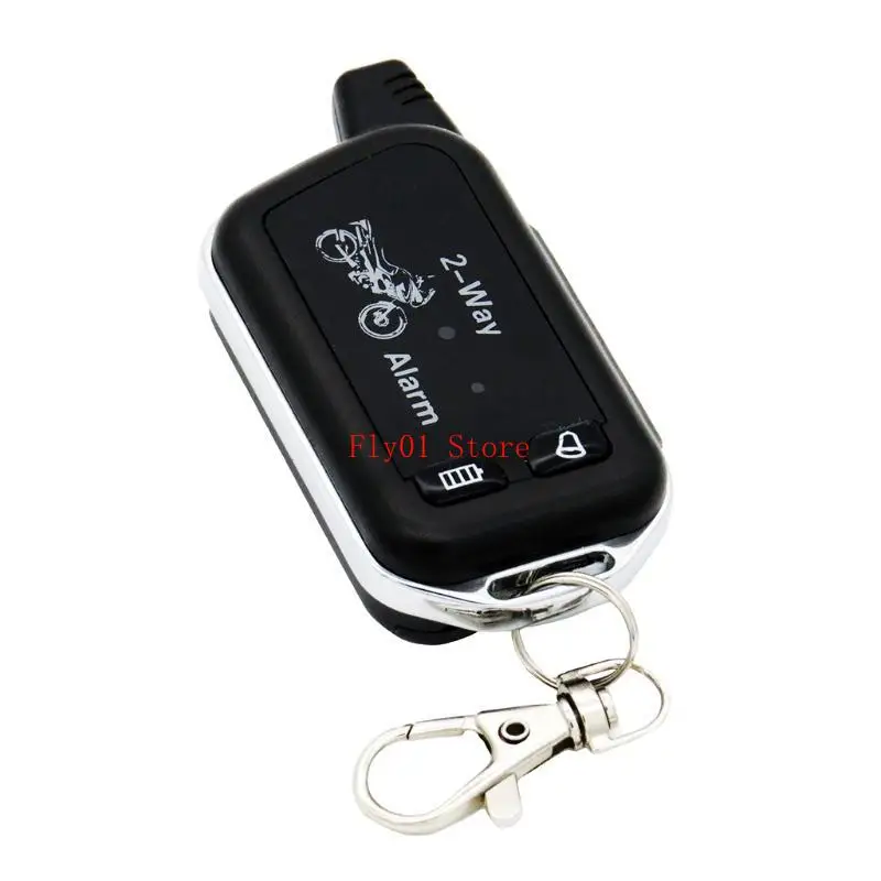 

Two Way Motorcycle Alarm System Anti-theft Alarm Systems with Remote Control LED Display Warning