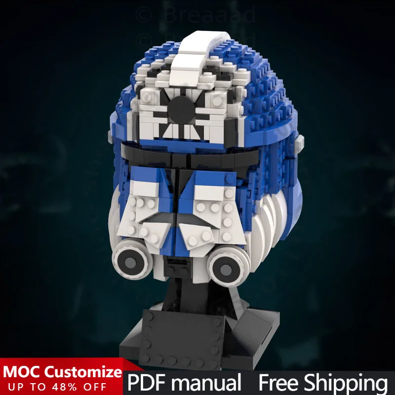 

686 PCS Popular Game Character Series Helmet Collection MOC Customize Modular Building Block Creative DIY Boy Assembly Toy Gift