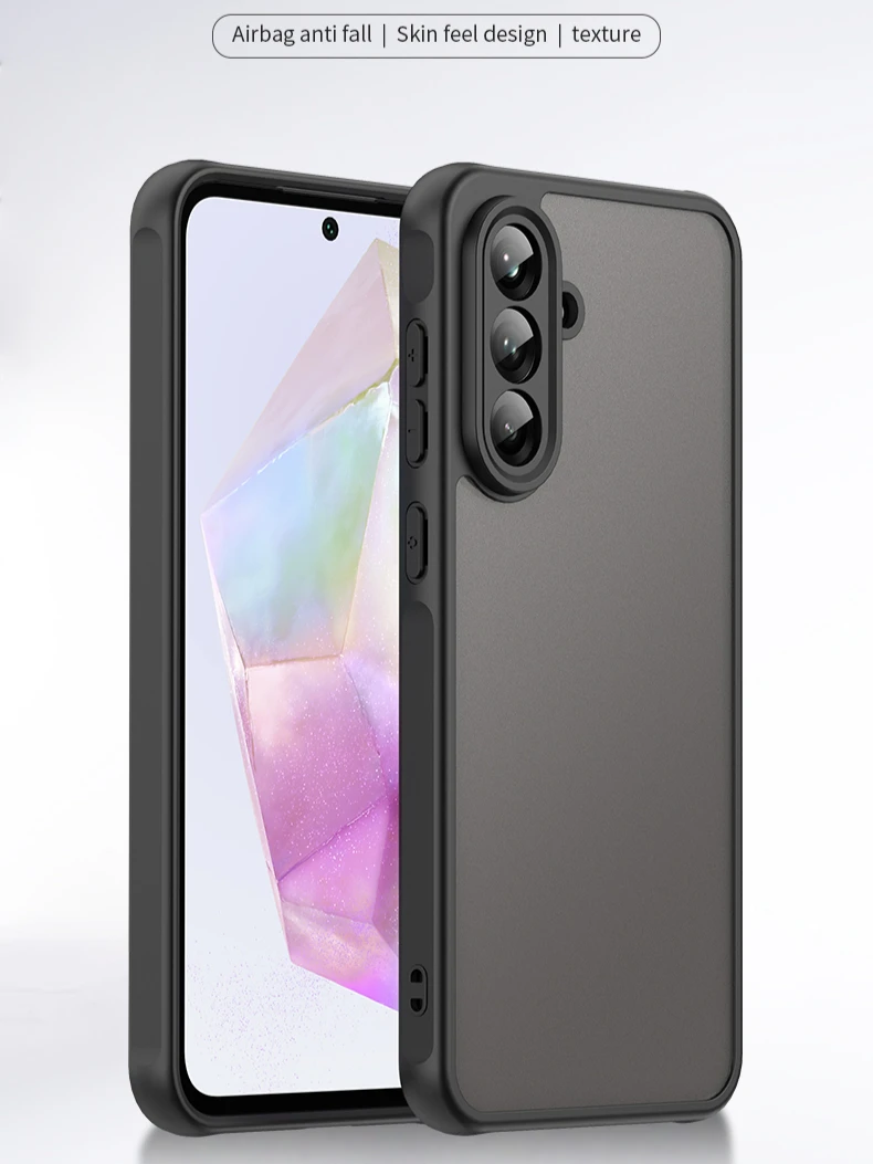 Nieuwe Armor Bumper Shockproof Telefoon Case Voor Samsung Galaxy A16 4G A26 A36 A56 A35 A55 5G siliconen Hard Cover Capa - afbeelding 2