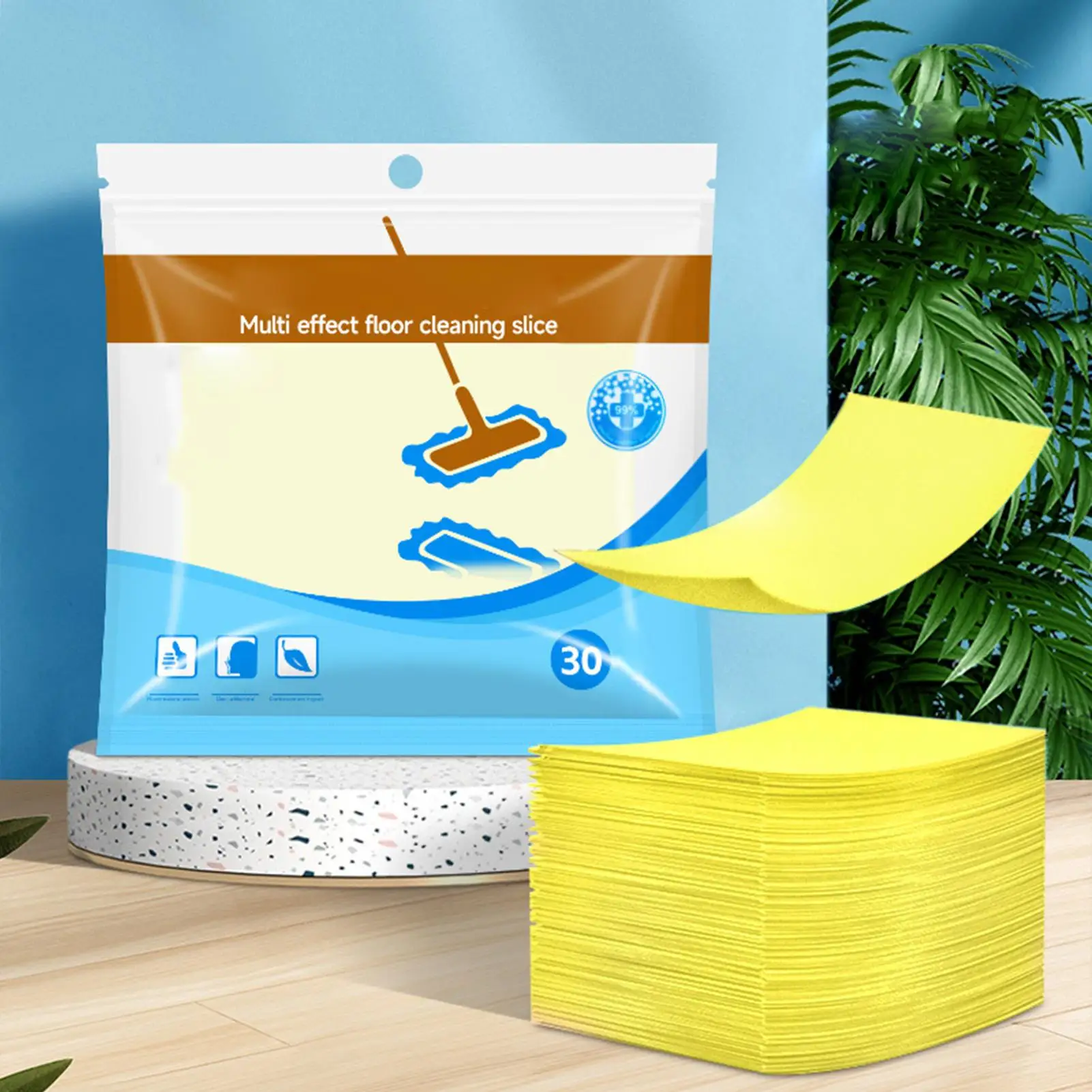 Floor Cleaner Concentrated Flaky Water Soluble Household Decontamination Cleaning Sheet Suitable For Toilet Wood Floor Bathroom
