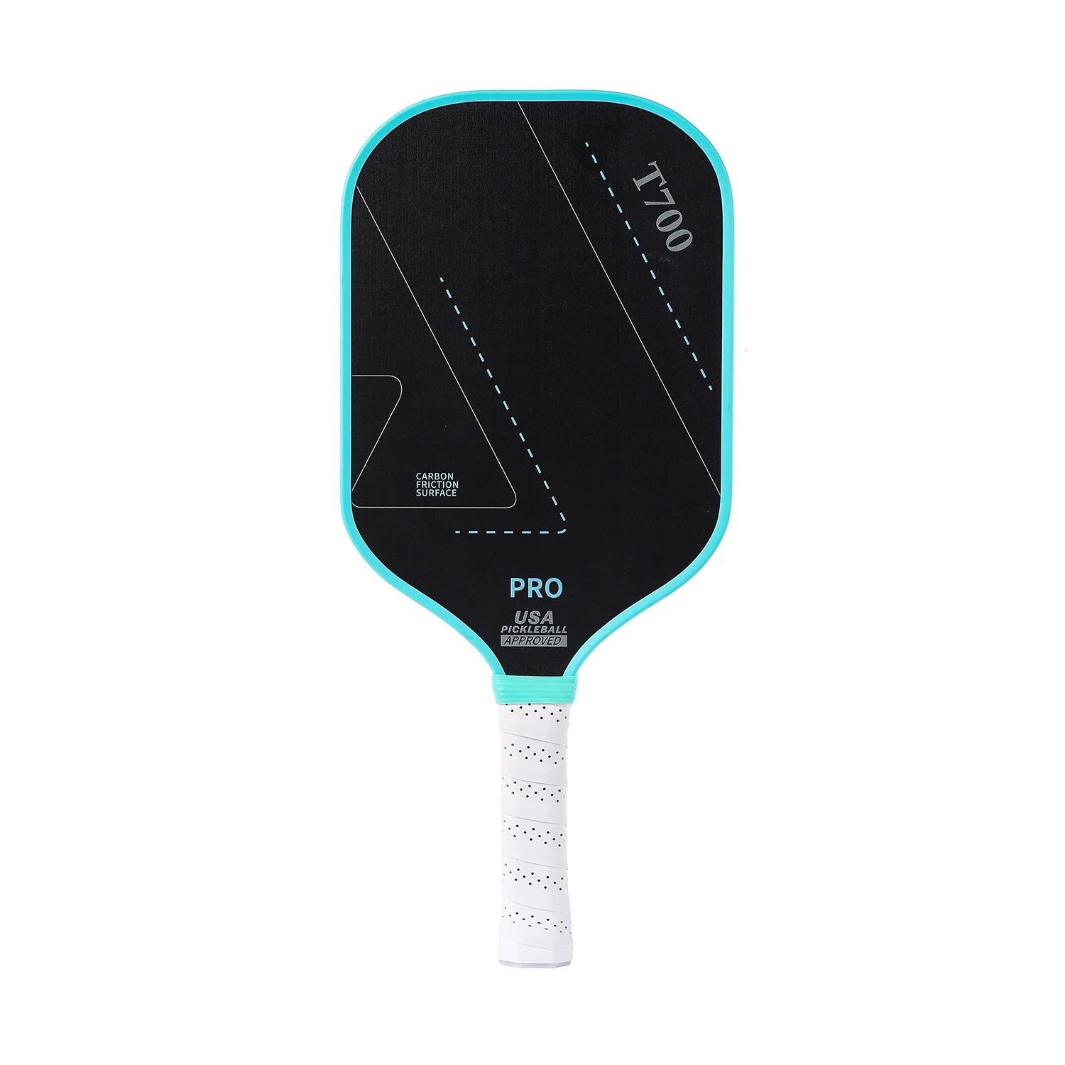 T700 Pickleball Paddle Carbon Fiber Surface USAPA Approved Carbon Fibre cold Pressed Racket Pickleball Racket