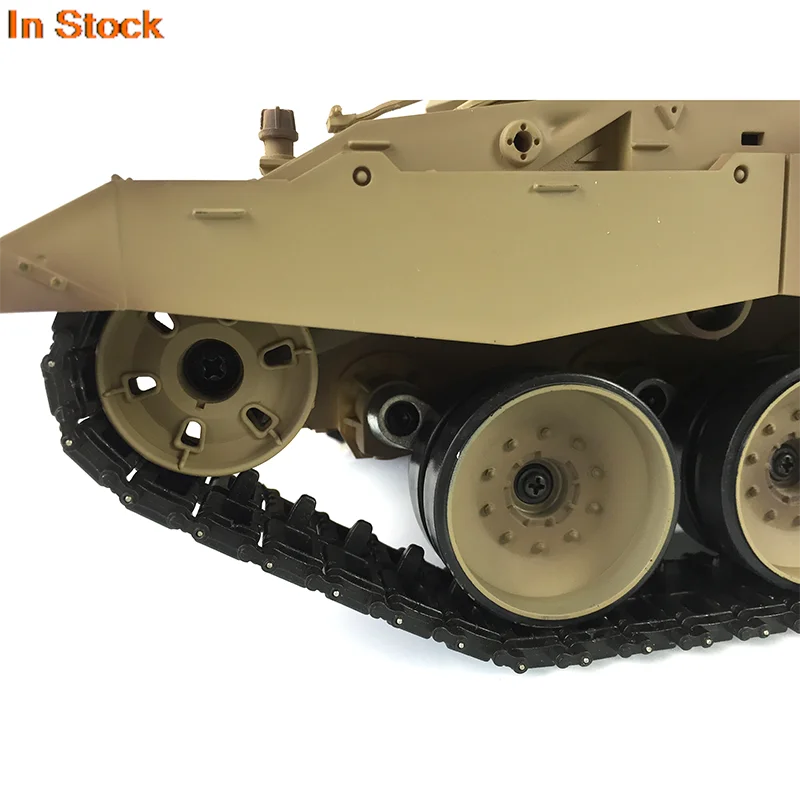 Heng Long 1/16 échelle 7.0 amélioré Challenger II RTR RC Tank 3908 pistes métalliques moteur de fumée unité BB boîte de vitesses en acier tendeur TH17737