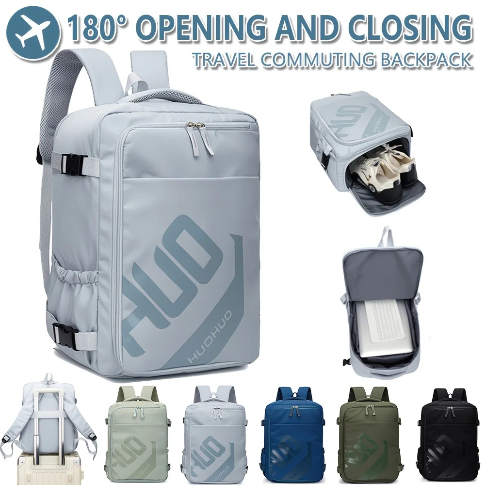

39cm X 30cm X 18cm Budget Airline Large Capacity Shoe Compartment New Commuting Computer Business Backpack for Business Trips