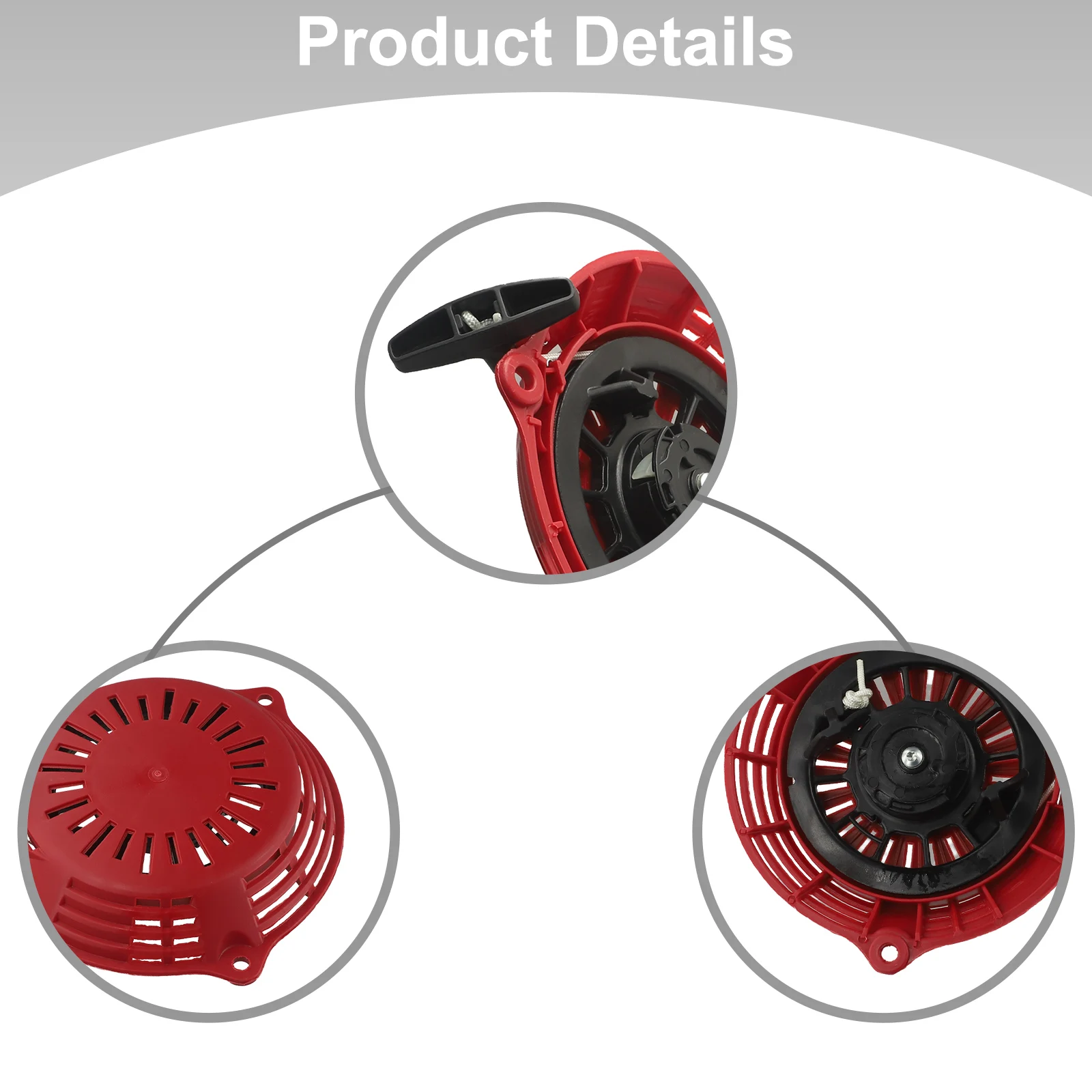 Praktisches Starter-Rückstoßstarter-Motormodell für Honda-Modelle, perfekte Passform, Pull-Start, glatter Rückstoß, Heimbüro