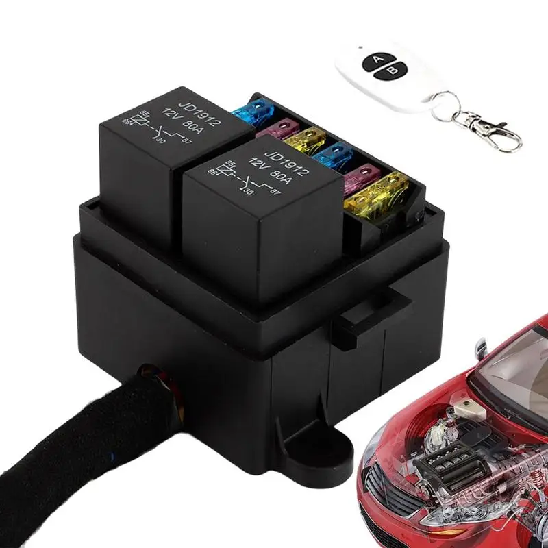 

Automotive Replacement Fuse Holders Large Capacity Design Fuse Adapter Waterproof Damp-proof Cover Fuse Box For Automotive Ship