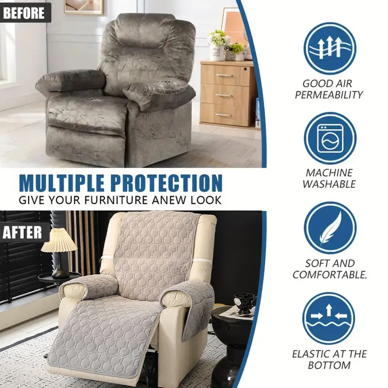 1PC-Zhihuashi electric sofa special sofa cushion, all season universal anti slip cushion, Pet Friendly, Modern Home Decor