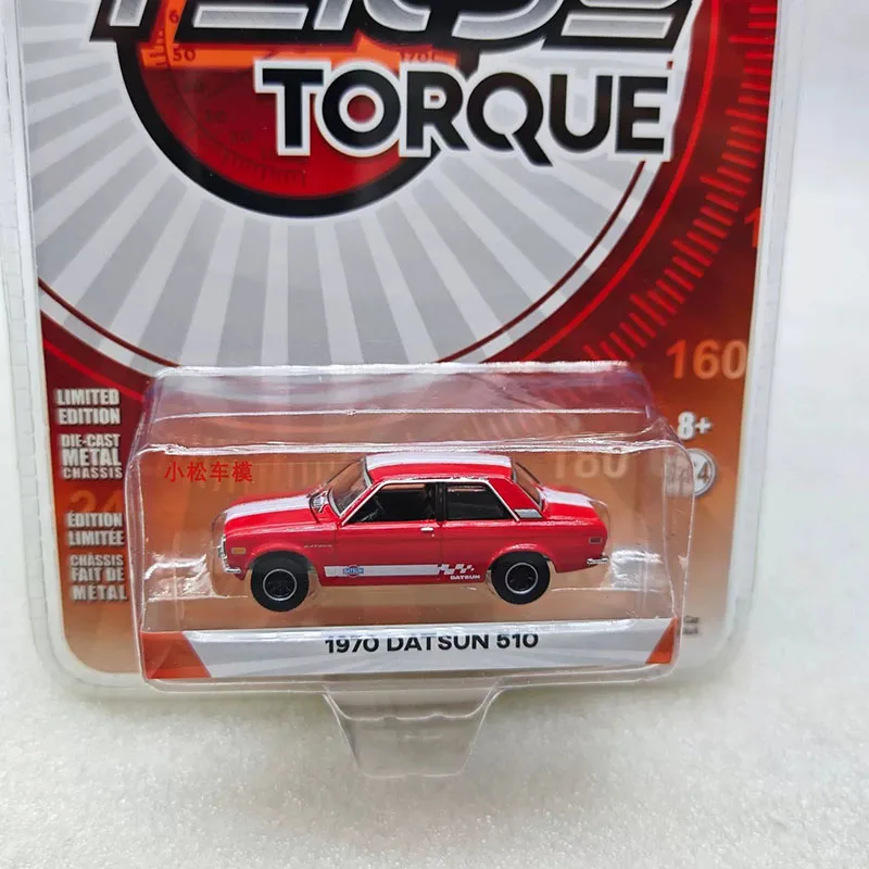 Greenlight Diecast Alloy 1:64 Scale 1970 Datsun 510 47030-B Vintage Car Model Classics Adult Souvenir Gift Static Display