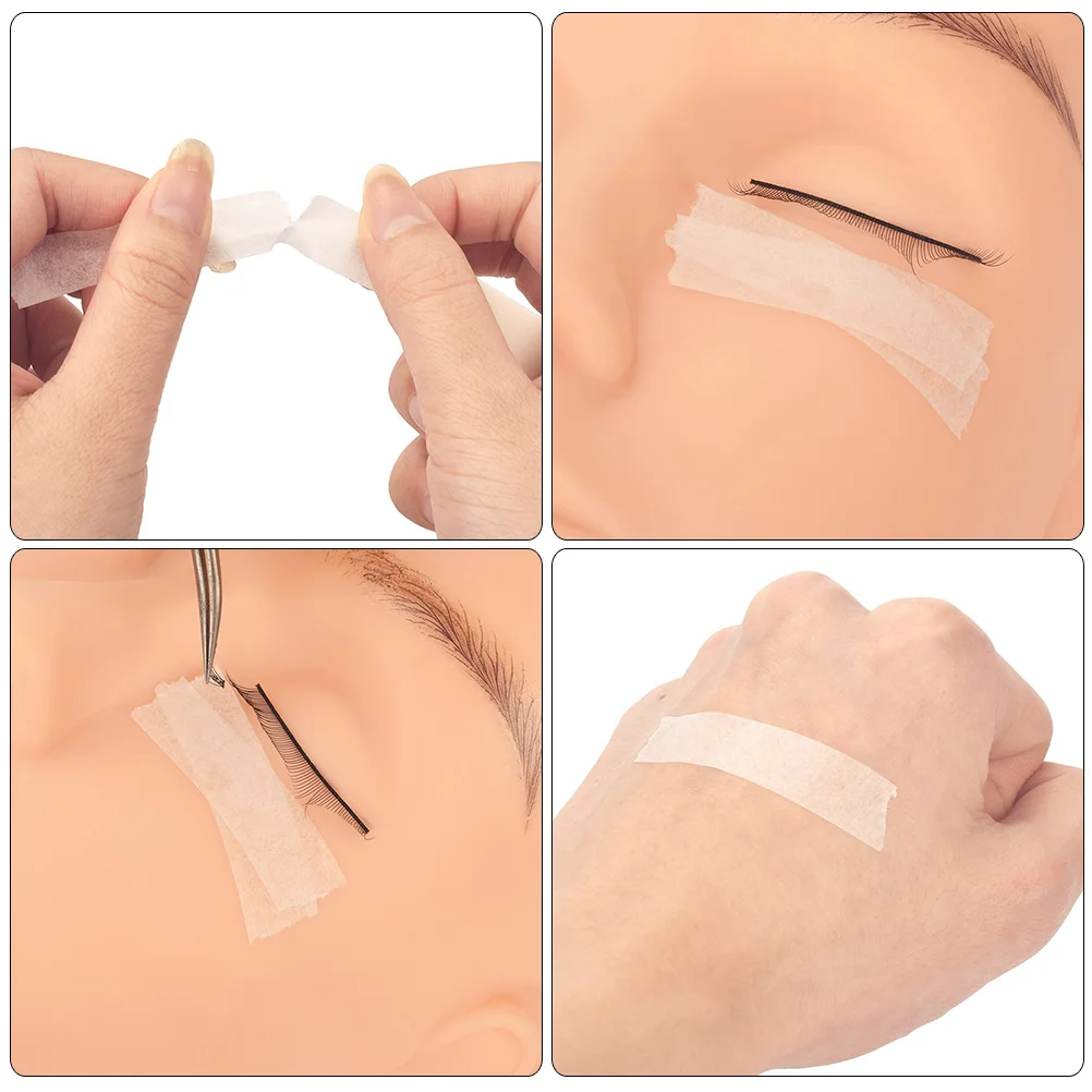10 個 10 ロールまつげエクステンションテープ不織布まつげ接着剤肌に優しい簡単除去まつげ用品メイクアップアーティスト用