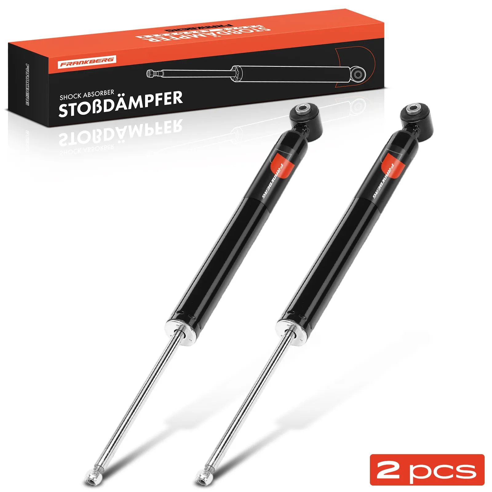 Frankberg 2x Stoßdämpfer Gasdruck Hinterachse Links Rechts für Mercedes-Benz W176 W242 W246 CLA C117 X117 2011-2019 5538001