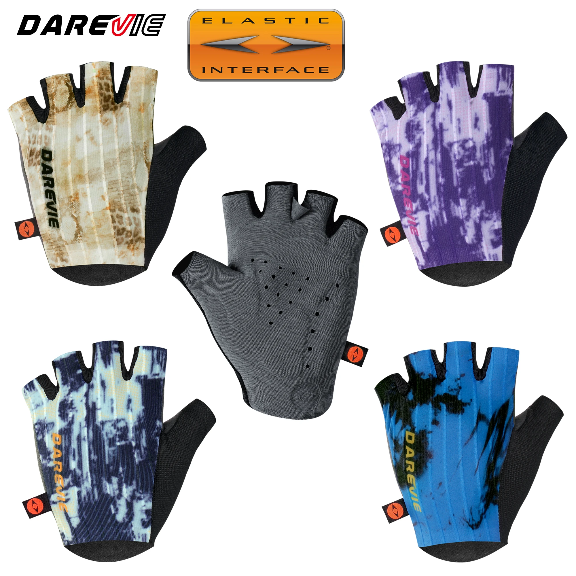 

DAREVIE Cycling Gloves Aero ELASTIC INTERFACE 80kg/m³ Pad Men's Cycling Gloves Durable Shockproof Anti Slip Bicycle Accessories