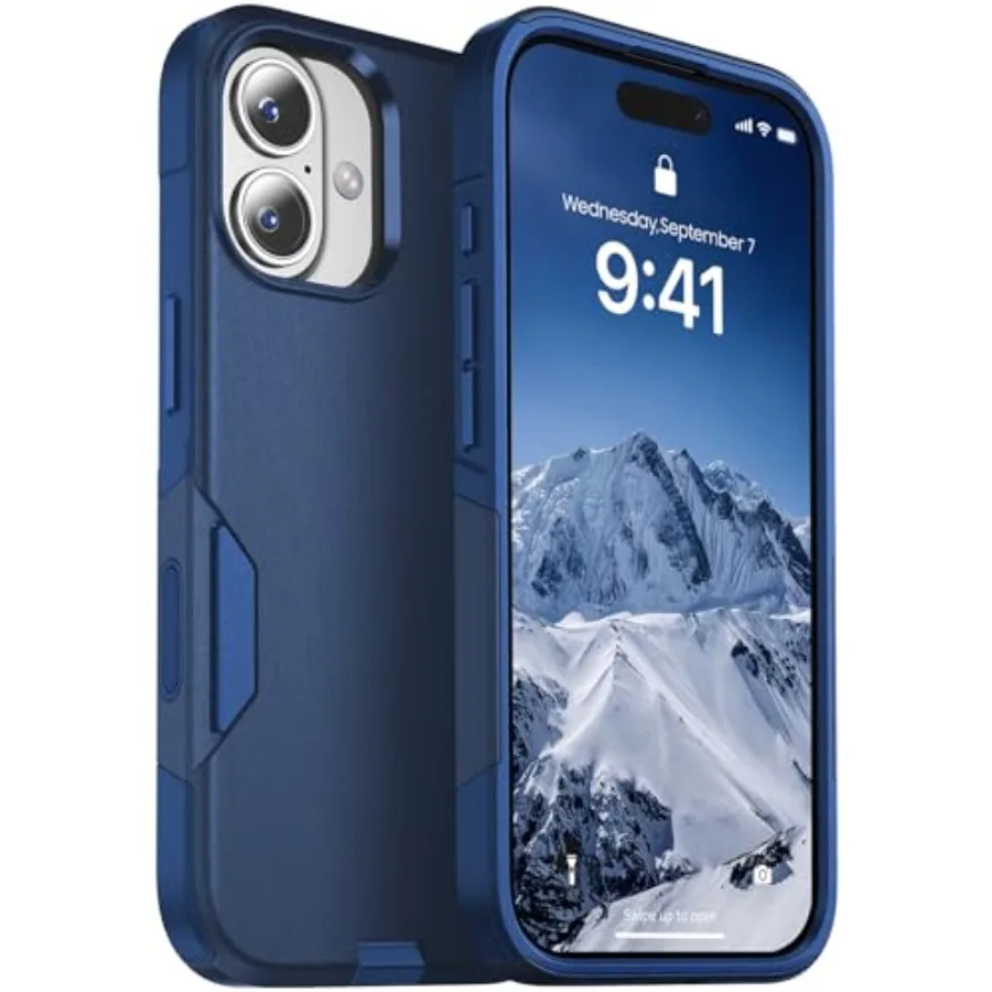 

for iPhone 17 Case [Heavy Duty Protection][Compatible with MagSafe][Military Grade Drop Protection][Shockproof] with Non-Slip R