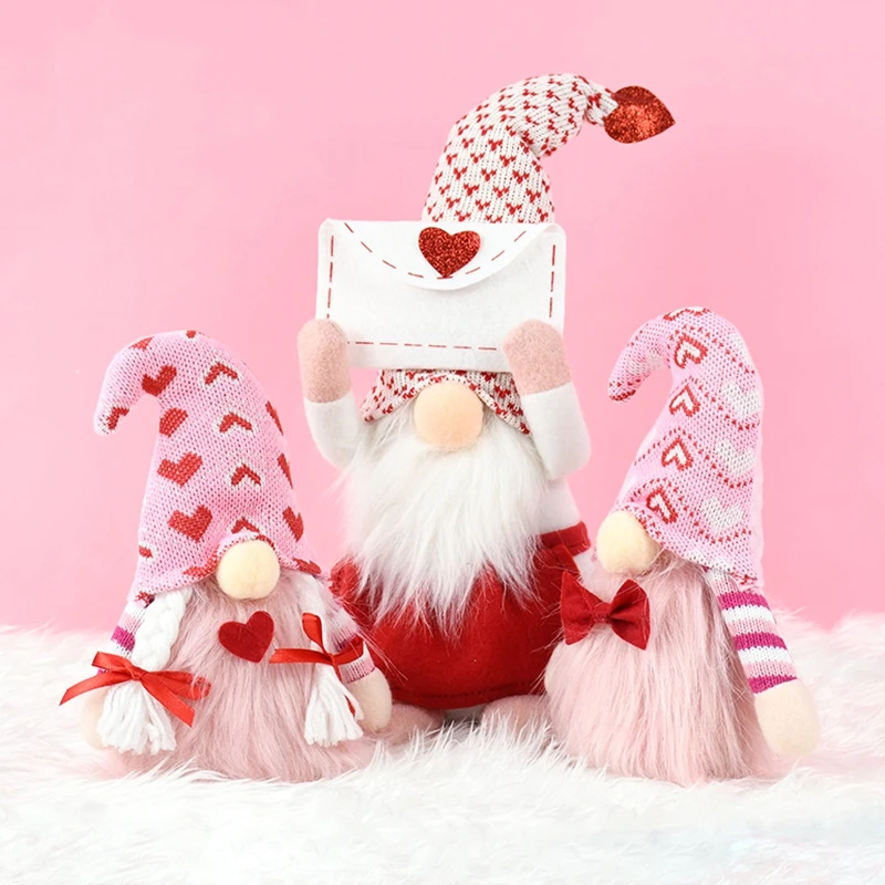 

Valentines Day Gift Faceless Gnome Plush Doll For Boyfriend Girlfriend Christmas Home Decoration New Year Ornament Wedding Gifts