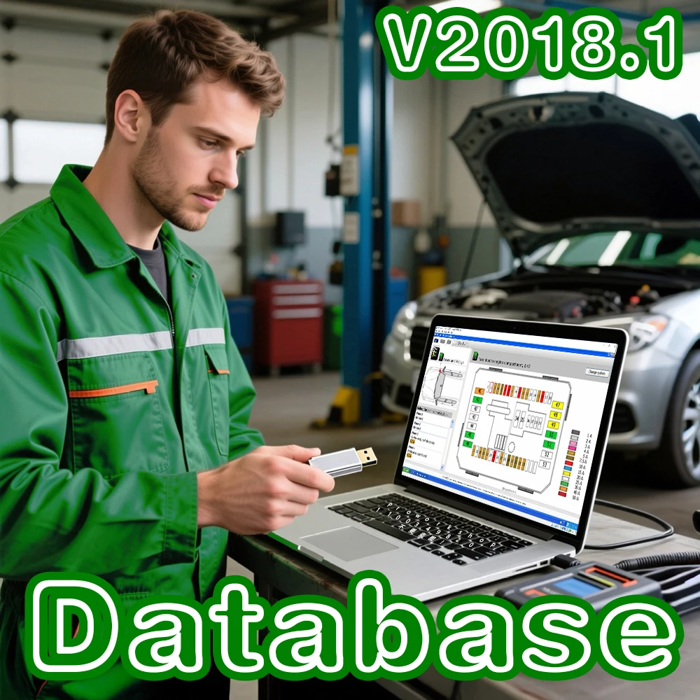 Automotive Vivid Workshop DATA 2018.01 (Atris-Technik) Europe Repair Software Link 32GB USB CD DVD Car Electrical Diagram Repair