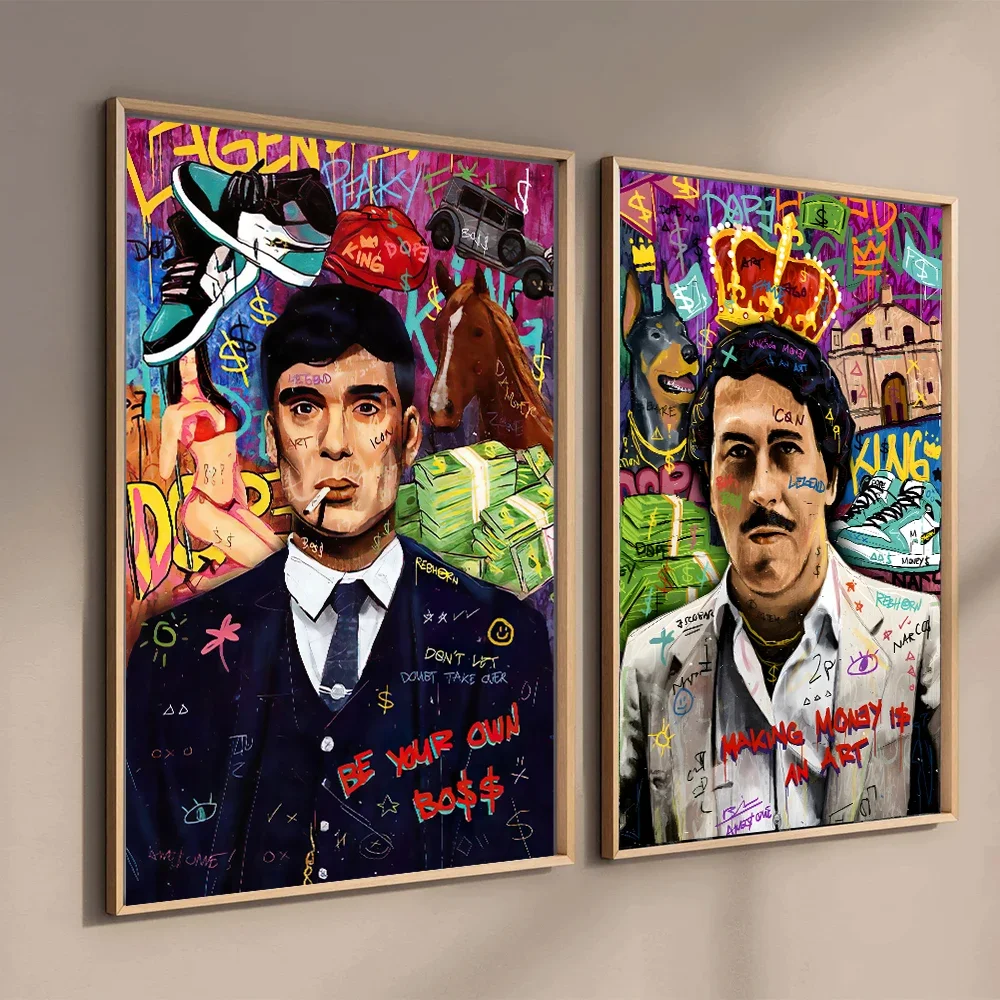 Modern Street Graffiti Aesthetic Wall Art Movie Godfather HD Canvas Paintings Posters and Prints Home Bedroom Living Room Decor