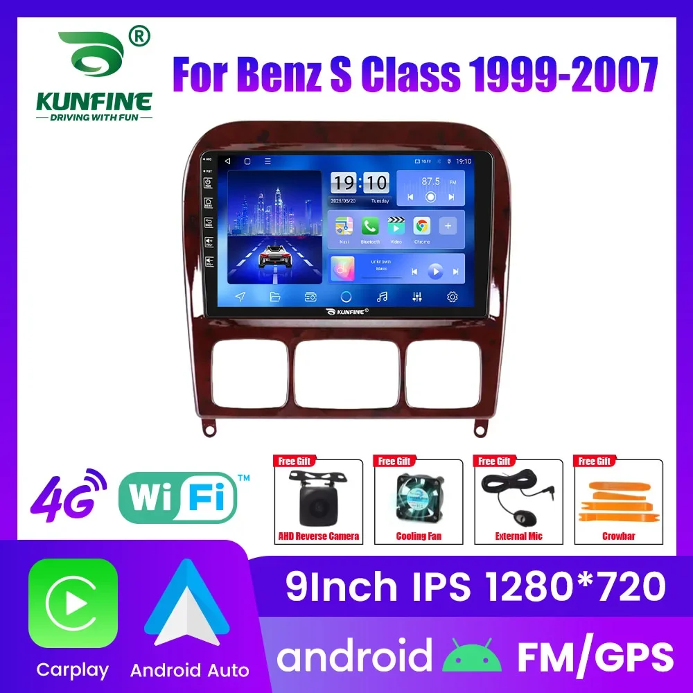 Android Car Radio For Benz S Class 1999-2007 GPS Navigation Multimedia Video Player Carplay Android Auto Stereo