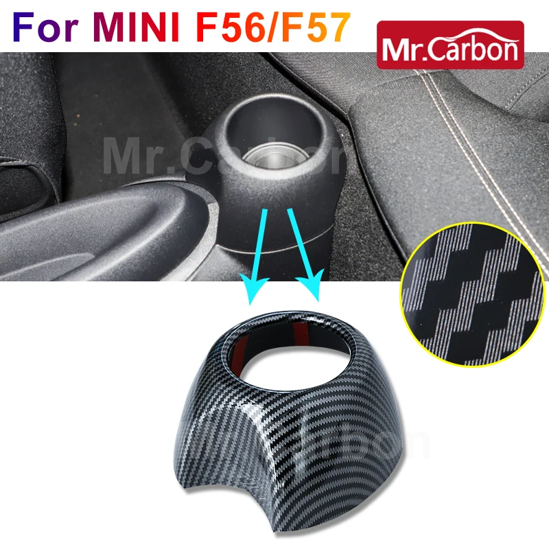 

Car Rear Seat Water Cup Holder Decorative Modified Shell For M 1 Coope r F 55 F 56 F 57 Interior Modification Accessories