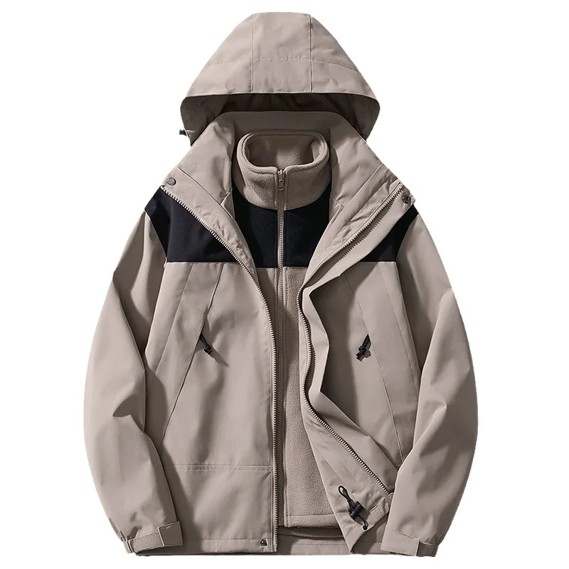 سترة الشتاء معطف الذكور الرجال الرجال سترة واقية الموضة سترة الشارع الشهير الخريف معطف يندبروف عادية الدافئة Hombre في الهواء الطلق