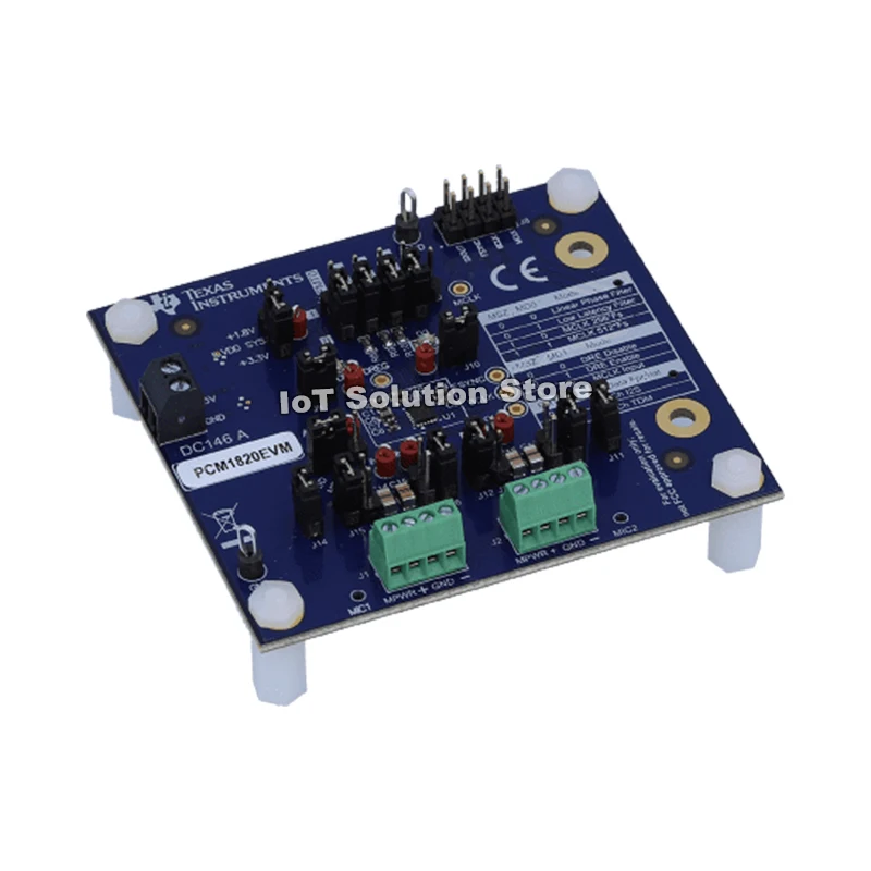 PCM1820EVM PCM1820 stereo-channel, 32-bit, 192-kHz, audio ADC with 113-dB SNR evaluation module