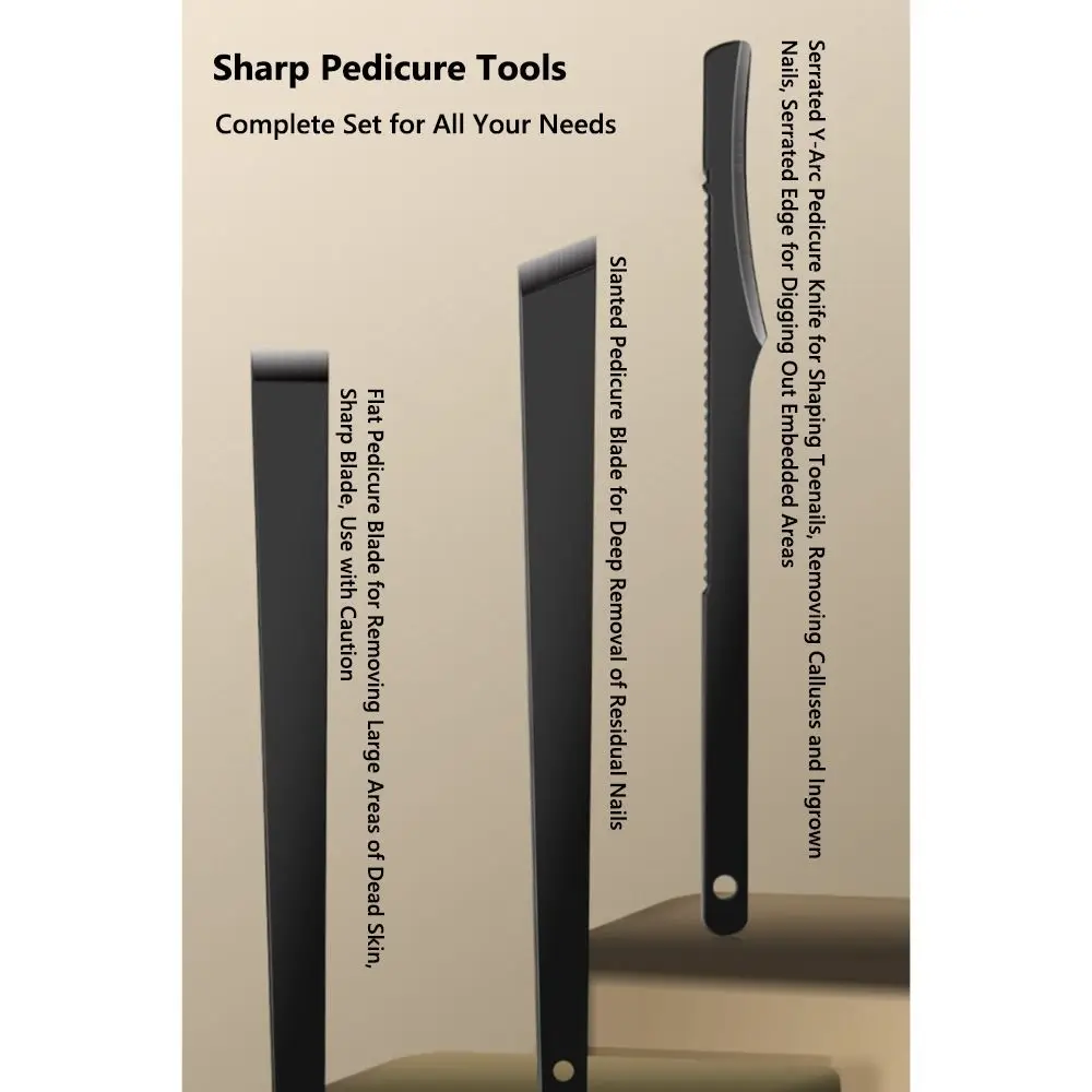 Conjunto de cortador de unhas preto portátil, 24 peças, aço inoxidável, ferramentas de beleza com caixa de viagem, kit de manicure e pedicure para cuidados com as unhas
