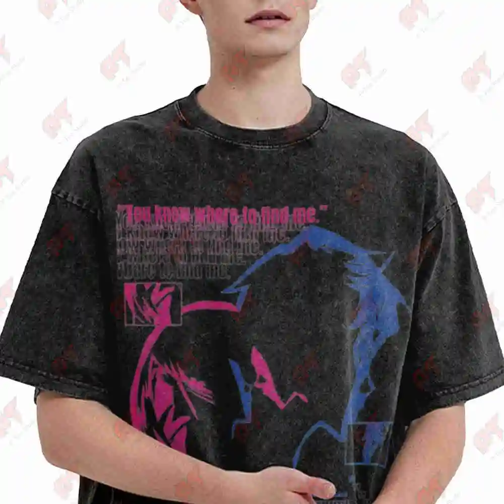 Alien Stage Ivan And Till Vintage Washed Tee Pure Cotton T-Shirt