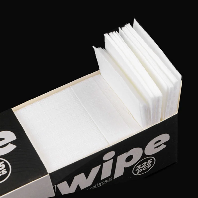 1/2/5 caixas almofada de algodão profissional limpeza de unhas sem fiapos gel polonês removedor de limpeza cosmética limpeza de unhas algodão