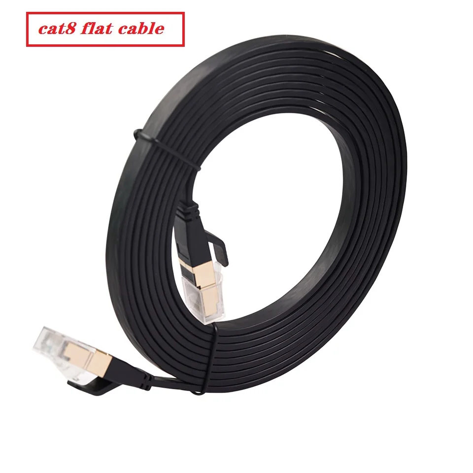 CAT6 cat7 cat8 Ethernet Cable RJ45 Lan Network Cable High Speed Patch Cord for Modem Router Cable