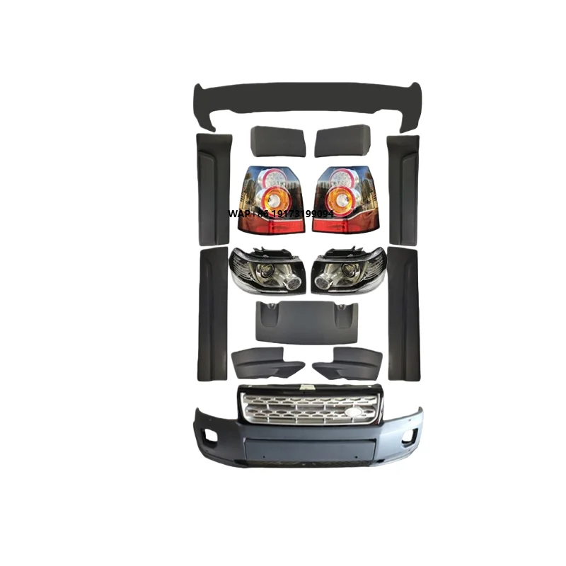 

Suitable for Freelander 2 L359 Upgraded Bumper Kit Front and Rear Bumpers Lower Protective Plates Headlights