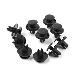 50PCS Automobile Bumper Fastener 8mm 6MM Hole Rivet Fastener Automobile Accessories Decorative Nylon Fastener