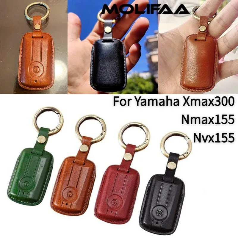

Для Yamaha Xmax 300 Nmax Nvx155 2022, мотоциклетный брелок ручной работы, кольцо с пряжкой, чехол для ключей из искусственной кожи, чехол для ключей, аксессуары