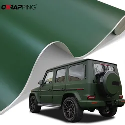 Car Body Matte Vinyl Film Sticker Matte dark green Vinyl Auto Wrap Film Foil Stickers Waterproof Film for Car Motorcycle Decor