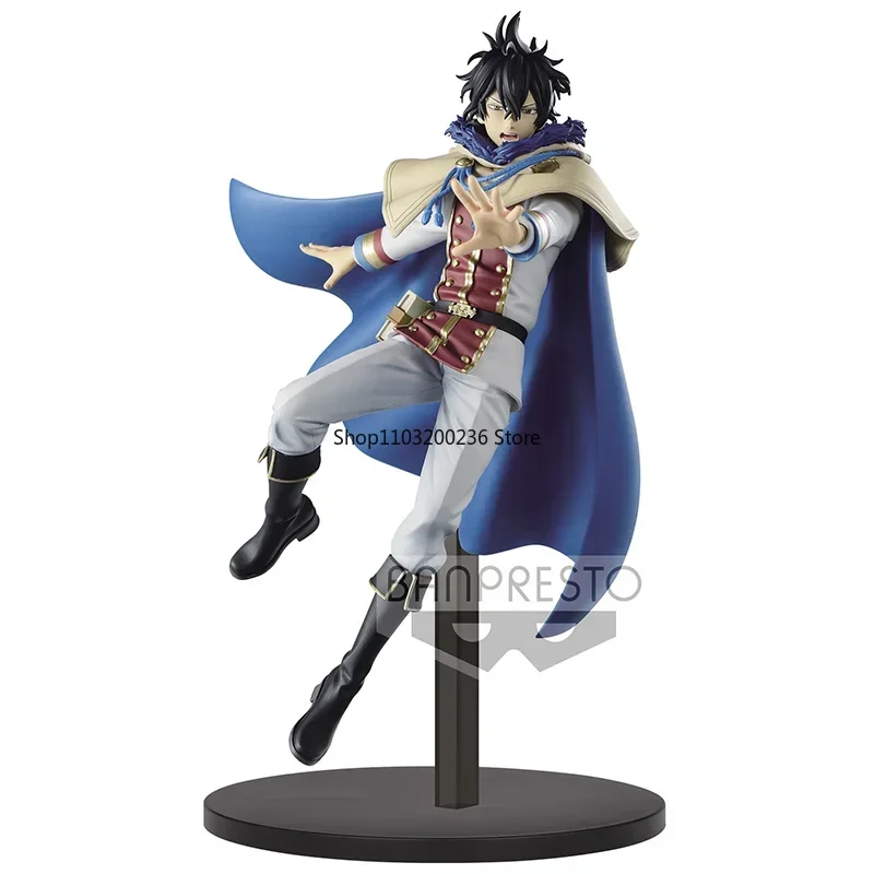 BANDAI Original DXF Black Clover Yuno Grinbellor Asta Anime Action Figure Model Hobbies Collectible Gift