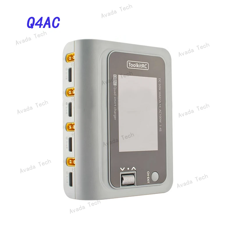 

Avada Tech ToolkitRC Q4AC 4x50W 5A AC 100W 4terminals DCintelligent power generator XT60/XT30
