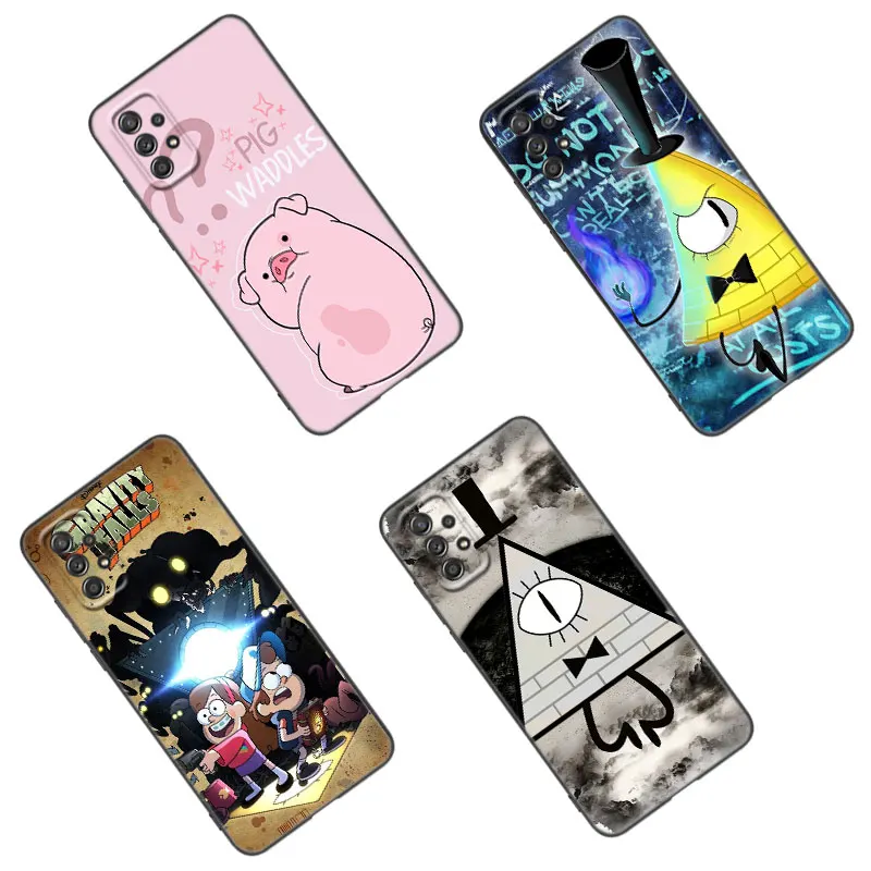 Gravity Falls Anime Phone Case For Samsung A13 A22 A24 A32 A23 A25 A34 A35 A52S A53 A54 A55 A73 A12 A14 A15 A31 A33 A50 A51 A72