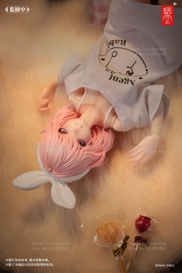 Conchiglia di lumaca RA-01L 1/12 Giocattoli da collezione Vacanza per il tempo libero Anime Bunny Girl Aileen Mobile Suit Girl 6 pollici Action Figure Modello regalo