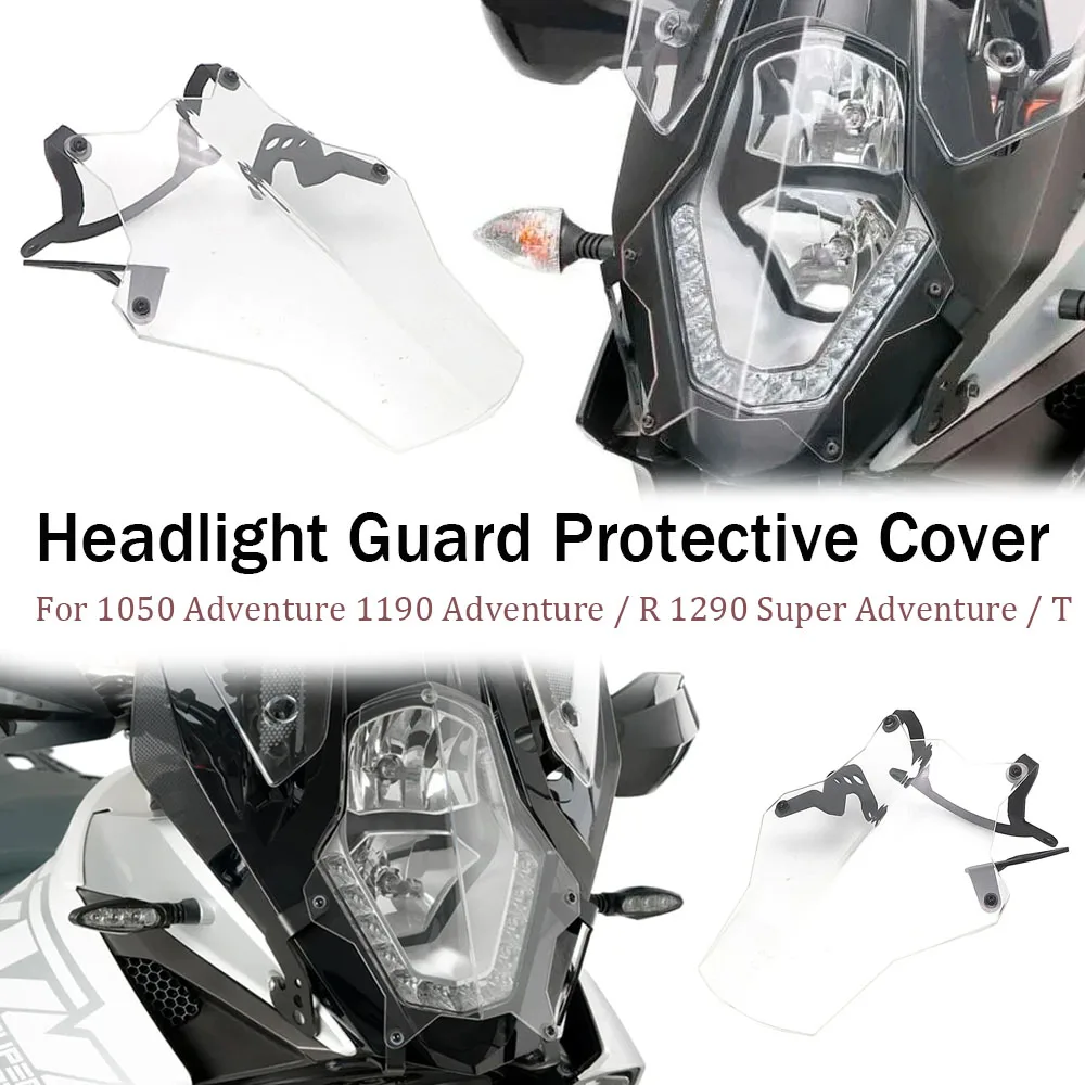 New motorcycle headlight protection cover accessories, iron sheet headlight protector, headlight protection cover For 1050 Adven