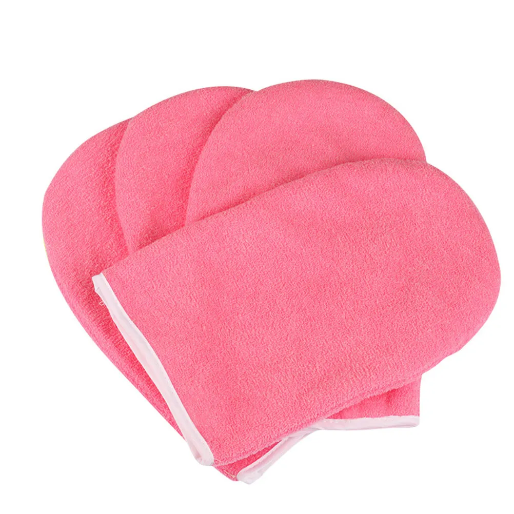 Professional Hand Treatment Mitts Paraffin Wax Gloves Spa Therapy Insulated Cloth Mitten Skin Care Gloves Warm Bath Mitts Hand