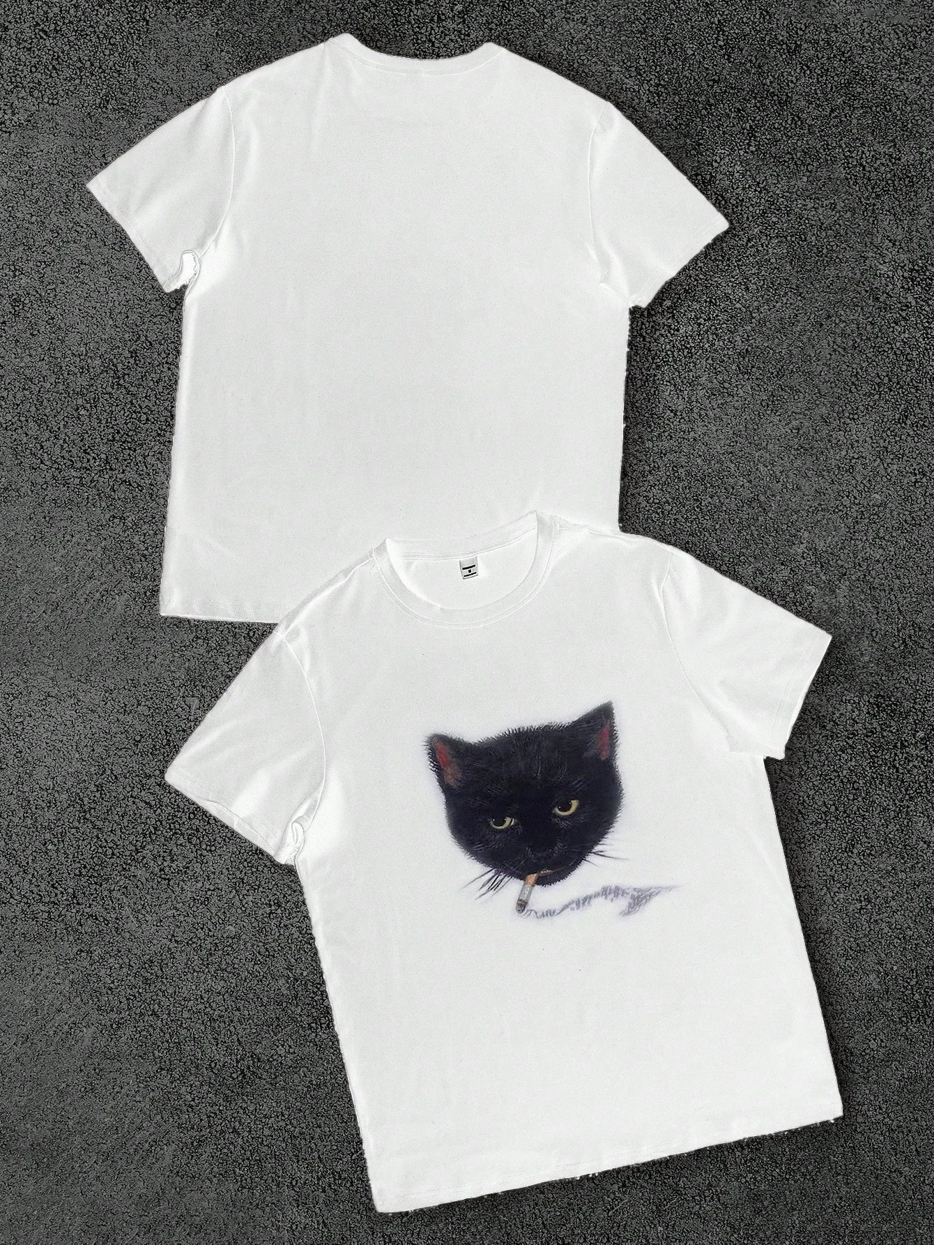 2026-primavera-verao-fumar-gato-grafico-branco-camiseta-estilo-vintage-camiseta-retro-gato-moda