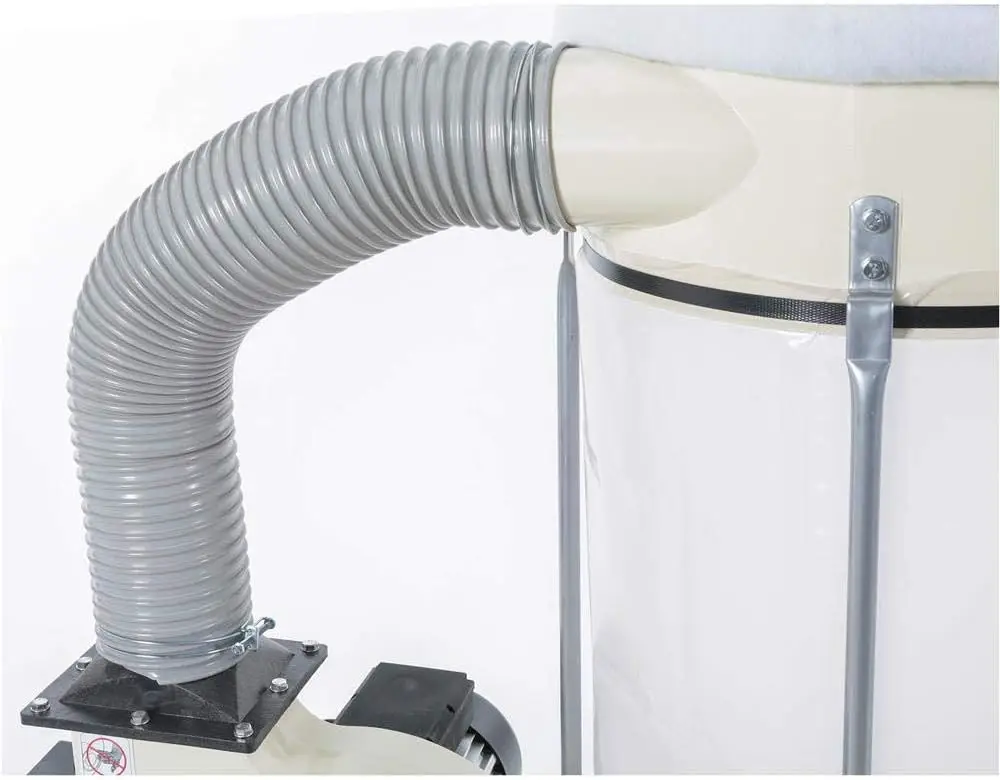 W1666-2 HP stofafscheider, wit